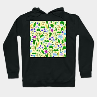 pattern with flowers Hoodie